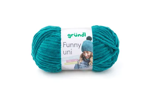 Gründl 100 Gramm Gründl Funny Uni Mikrofasergarn Farbauswahl Bastelgarn