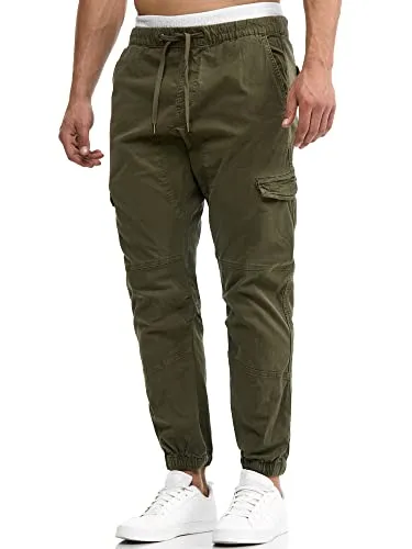 Indicode Herren Levy Cargohose - Wanderhosen mit 6 praktischen Taschen, ideal für Outdoor-Aktivitäten und Freizeit. Bequemer Regular Fit sorgt für Komfort und Stil in jeder Situation.
