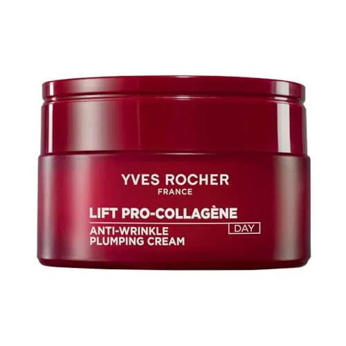 Yves Rocher Lift Pro-Collagene Aufpolsternde Anti-Falten Tagescreme 50 ml - Gesichtspflege mit pflanzlichem Kollagen und Hyaluronsäure für pralle, hydratisierte Haut. Reduziert Falten sofort und verbessert die Hautelastizität innerhalb von 4 Wochen.