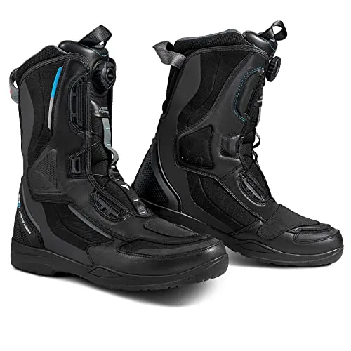 SHIMA STRATO Motorradstiefel - Wasserdichte Tourenstiefel für Herren und Damen - Motorradstiefel mit verstärkter Ferse und doppelter Knöchelstütze, wasserdicht und atmungsaktiv für optimalen Komfort bei jedem Wetter.