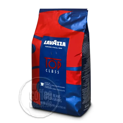 LAVAZZA Top Class Espresso Bohne 1000g - Italienischer Espresso-Kaffee in Bohnenform, ideal für Liebhaber von kräftigem und aromatischem Kaffee, 1 kg für unvergessliche Genussmomente.