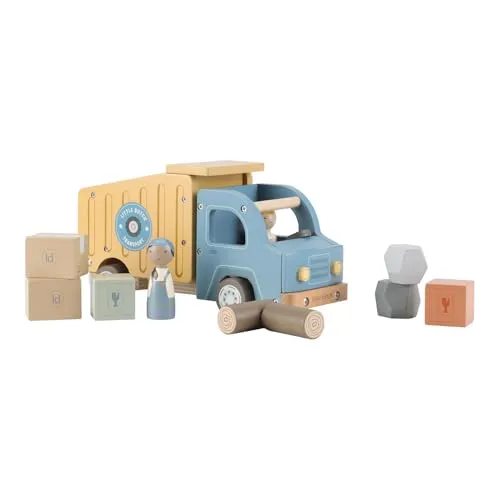 Produktbild Little Dutch 2535 Holz Kipplaster - blau