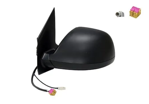 ALKAR Außenspiegel links für VW Transporter VI - Kompatibel mit VW Transporter VI, Multivan VI und Kastenwagen. Hochwertiger Autospiegel für optimale Sicht und Sicherheit. OE-Nummern zur einfachen Identifikation.