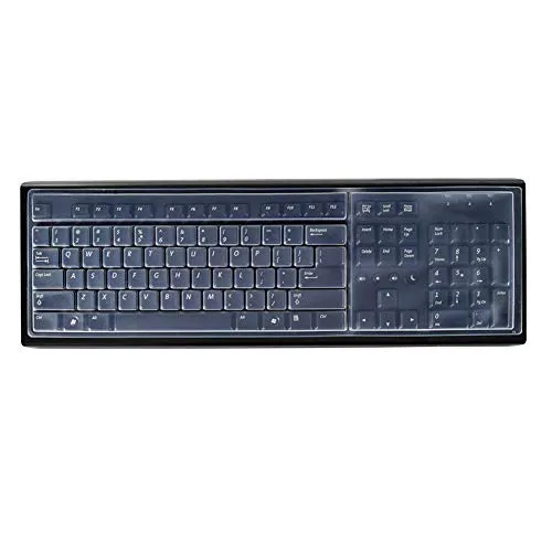 SDTEK Tastaturschutz Desktop Haut Silikonhülle Klarfolie Universal