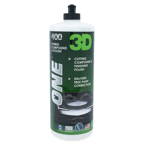 3D ONE 400 Hybrid Compound & Polish 946 ml One Step Politur Lack