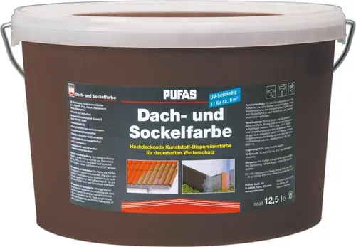 PUFAS Dach- + Sockelfarbe Havanna von PUFAS