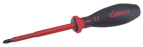 Cimco 117731 VDE Kreuzschlitz-Schraubendreher PH 1 Klingenlänge: 80 mm DIN 7438