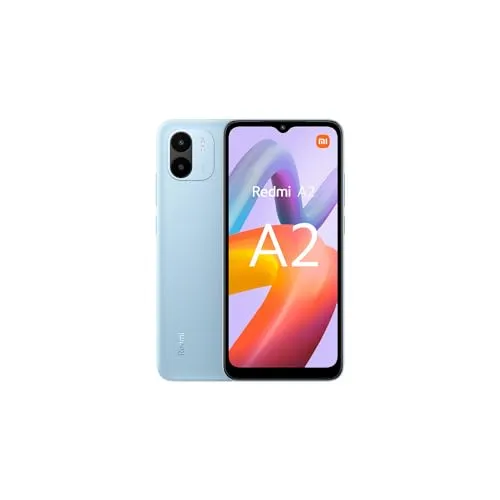 Xiaomi Redmi A2 2GB + 32GB Light Blue - Smartphone mit 6,52 Zoll HD+-Display, 5.000 mAh Akku für lange Laufzeit und 8 MP AI-Dual-Kamera für beeindruckende Fotos. Ideal für Vielnutzer und Multimedia-Fans!