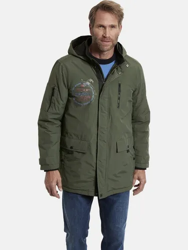 Jan Vanderstorm Herren Parka Randwing dunkelgrün, 2XL (XXL) - 62 - Bequemer Herren Parka im Comfort Fit, ideal für Herbst und Winter. Wind- und wasserfest mit wärmendem Futter. Stylische Details und große Größen für optimalen Tragekomfort.