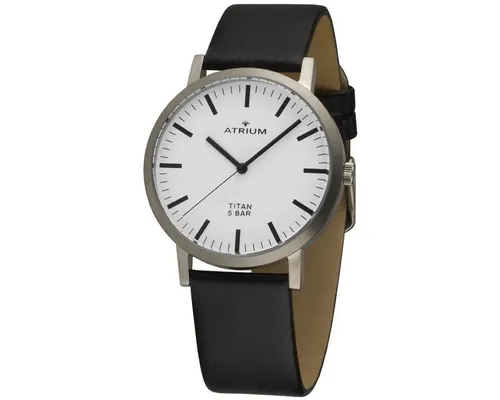 Atrium Quarzuhr A41-13 - Armbanduhren mit hochwertigem Titangehäuse und 5 ATM Wasserdichtigkeit, ideal für den täglichen Gebrauch und stilvolle Anlässe.