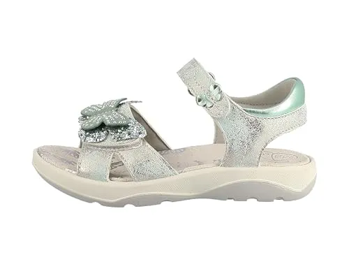 Lurchi 74L2003002 Sandale, Türkis, 29 EU - Wanderschuhe mit schöner Schmetterling-Applikation, weichem Fußbett und leichtem PU-Boden für optimalen Tragekomfort.