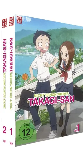 Nicht schon wieder, Takagi-san - Gesamtausgabe ohne Schuber [2 DVDs] - Anime-Film über die lustigen Streiche zwischen Nishikata und Takagi, die junge Liebe humorvoll beleuchten und für zahlreiche Lacher sorgen.
