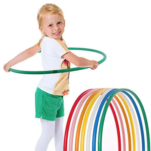 HOOPOMANIA Kinder Hula Hoop Reifen einfarbig [Ø70cm von Hoopomania