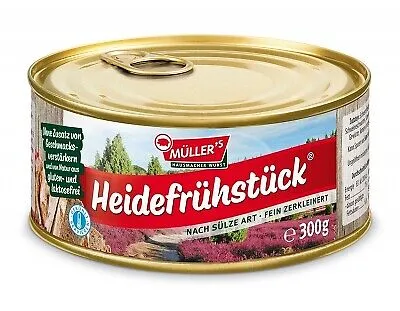 6x Müller's Heidefrühstück 300g Dose