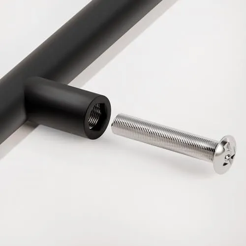 woplus Schrank Schublade Türgriff Gesamtlänge 50 cm Ø: 12 mm Küchenschrank Kleiderschrank Zieht Griffe Inkl. Schrauben Gold (Bohrlochabstand: 320 mm, 10 Stück)