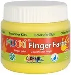 MUCKI FINGERFARBE GELB 150 ML 100ML/2,66 EURO NEU OVP