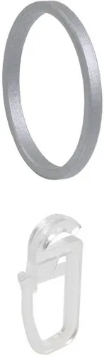 Gardinen- & Vorhangringe Grau von Liedeco