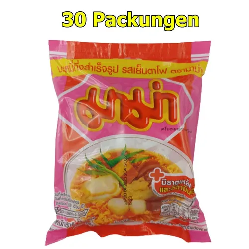 Mama Yentafo 30er Pack (30 x 60g) Asiatische Instant Nudeln