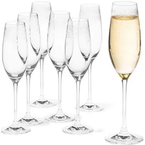 Leonardo Chateau Sekt-Gläser 6er Set - Rotweingläser, spülmaschinenfest und mit Schutzschild gegen Glaskorrosion für dauerhaften Glanz – ideal für Sekt, Prosecco und Champagner.