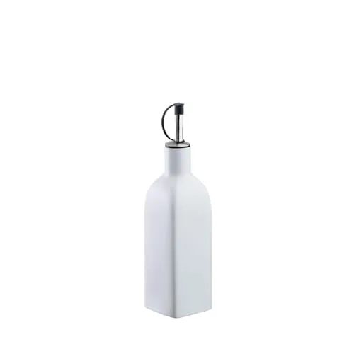 Cilio Ölflasche Mezzo 0,35L, Keramik, weiß, 7 x 7 x 30 cm, 107166
