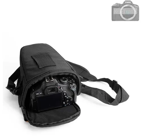 K-S-Trade Kameratasche für Canon EOS R50 – Robuste Schultertasche mit viel Stauraum - Praktische Kameratasche für Canon EOS R50 und Zubehör. Hergestellt aus reißfestem Nylon mit stoßdämpfendem Schaumstoff für optimalen Schutz. Ideal für unterwegs, mit zusätzlichen Fächern für Powerbank und mehr.