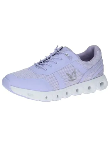 CAPRICE Damen Sneaker Vegan, Lila (Purple Comb), 40 EU - Damen-Sneaker mit innovativem Wechselfußbett für optimales Laufgefühl, aus 100% veganen Materialien gefertigt, ideal für Komfort und Passform.