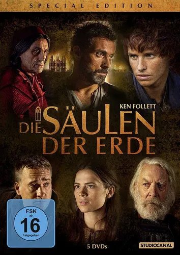 Die Säulen der Erde - Special Edition (Ken Follett) # 5-DVD-NEU