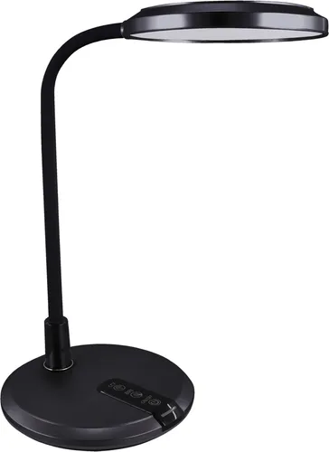 Moderne LED Schreibtischlampe dimmbar mit Touch Schalter - Klassische Tischleuchten mit verstellbarem Schwanenhals und dimmbarem Licht für individuelle Helligkeit – ideal für Schreibtisch, Nachttisch und Hobbyecke.