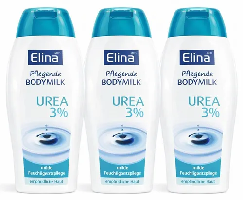 Elina Urea 3% Bodymilk 250ml Sensitive ( 3 Pack)
