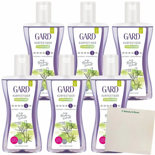 Gard Haar Kurfestiger Extra Stark mit Bambus Extrakt 6er Pack 6x220ml Flasche)