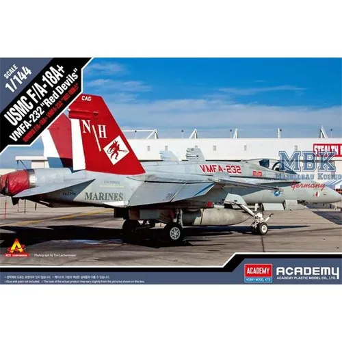ACADEMY ACD12627 McDonnell-Douglas F/A-18A + VMFA-232 Red Devils