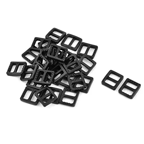 sourcing map 30Stück Schultasche Gurtband Plastik Verstellbare Gürtelschnalle 10mm DE de