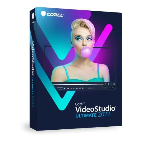 Corel VideoStudio 2022 Ultimate | Videoschnittprogramm | 1 Windows Gerät | 1 Jahr | Code [Kurier]