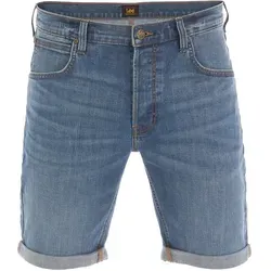 Lee Herren Jeans Shorts Regular Fit - Bequeme Baumwoll Bermuda in Blau, W30 - Herren-Shorts aus hochwertigem Stretch-Denim für optimalen Tragekomfort. Perfekt für Freizeit und Sommeraktivitäten, erhältlich in verschiedenen Waschungen.