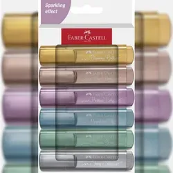 Faber Castell Textmarker TL 46 1-5 mm Metallic 6er