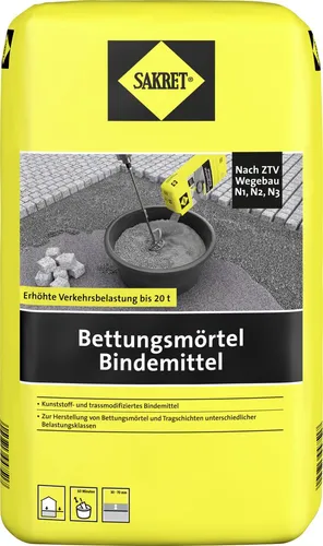 SAKRET Bettungsmörtel Bindemittel 25 kg Sack in beige von SAKRET
