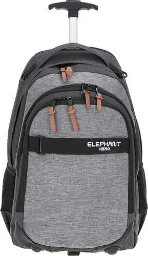 Elephant Hero Signature Trolley Ranzen - Schultrolley für Jungen und Mädchen - Moderner Rucksack-Trolley mit 35 Liter Stauraum, reißfestem und wasserabweisendem Material. Ideal für Schule und Homeschooling, mit durchdachtem Trolley-System und Organizer-Fächern.