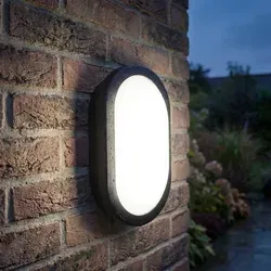 Ledvance LED-Wand-/Deckenleuchte 4000K schwarz LEDBULKHEAD11W840BK - Schwarz