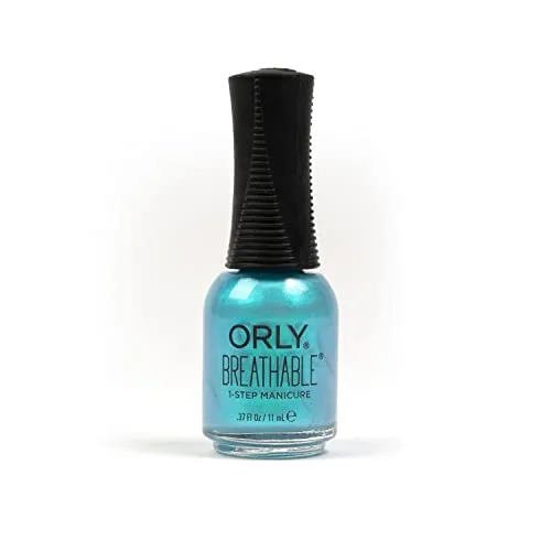 ORLY Breathable Surfs You Right 18 ml – Pflege & Nagellack in Einem, 100% vegan, 13-free, Halal, atmungsaktiv & stärkend mit Arganöl, Vitamin B5 & C, kein Base/Top Coat nötig
