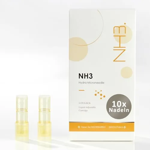 P-Beauty 10x NH3 Nano Silicon PINs für M20 Derma Pen – Ersatznadeln für präzise Hautpflege - 10 NH3-Nano-Silicon-Nadeln für den M20 Derma Pen. Ideal für empfindliche Haut, sorgen für eine effektive Serumverteilung und ein glattes Hautgefühl. Perfekt für den täglichen Einsatz und die Pflege von Falten und Poren.