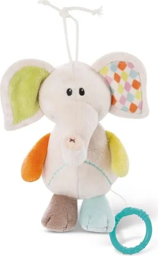 NICI MFN Plsch Dundi Elefant zum Aufhngen mit Spielzeugmaschine, 18cm