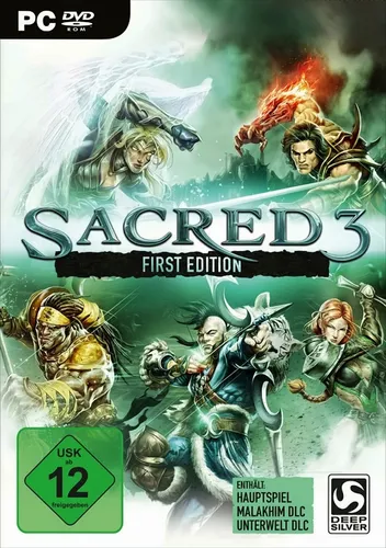 Sacred 3 PC Download Steam Code - Rollenspiel für PC, USK ab 12 Jahren, erlebe spannende Abenteuer mit dem Produktschlüssel für die First Edition, ideal für Fans von Sacred!