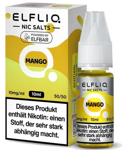ELFLIQ Nikotinsalz Liquid Mango 10 ml - 10 mg/ml oder 20 mg/ml