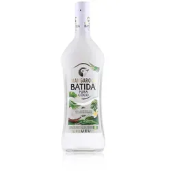 Mangaroca Batida Com Rum - 0,7l Likör aus Brasilien - Rum-Likör aus Brasilien mit fruchtigem Geschmack, perfekt für Cocktails oder pur genießen.