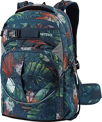 Nitro Superhero Schulrucksack - Schulranzen mit abnehmbarem Hüftgurt, ergonomischem Design und 360° Reflektoren für optimale Sichtbarkeit und Tragekomfort.