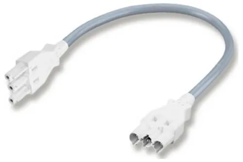 Finder Verbindungsleitung 07L.55.080 Weiß, Grau 230 V/AC - Praktische 800mm Verbindungsleitung für eine einfache und sichere Verbindung von LED-Leuchten im Schaltschrank. Ideal für den professionellen Einsatz.