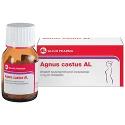 Agnus castus AL bei Rhythmusstörungen der Regel - Pflanzliches Arzneimittel zur Linderung von Regelbeschwerden, unterstützt bei Rhythmusstörungen der Regelblutung und prämenstruellen Beschwerden.