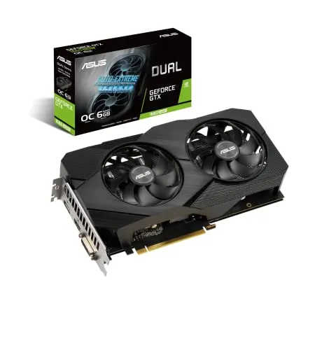 ASUS GeForce DUAL RTX 2060 O6G EVO – 6 GB GDDR6 Grafikkarte