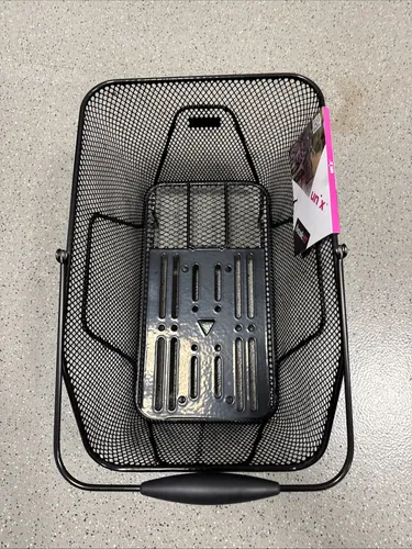 Asista Unisex Hinterradkorb – Praktischer Einkaufskorb in Schwarz