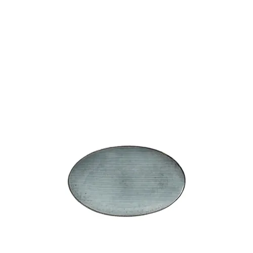 Broste Copenhagen Nordic Sea kleine ovale Servierplatte 22 x 13,6 cm